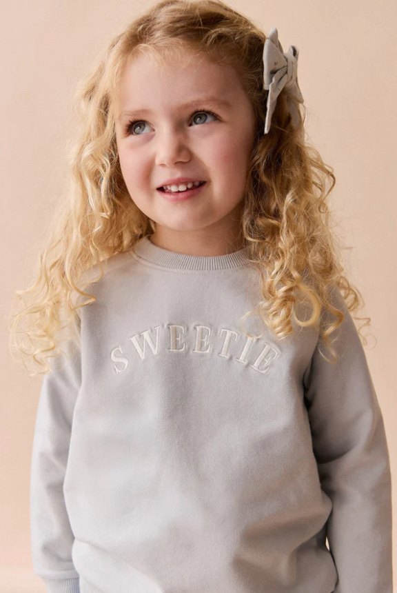 Jamie Kay - Organic Cotton Mimi Sweatshirt - Dawn Blue Sweetie|136678