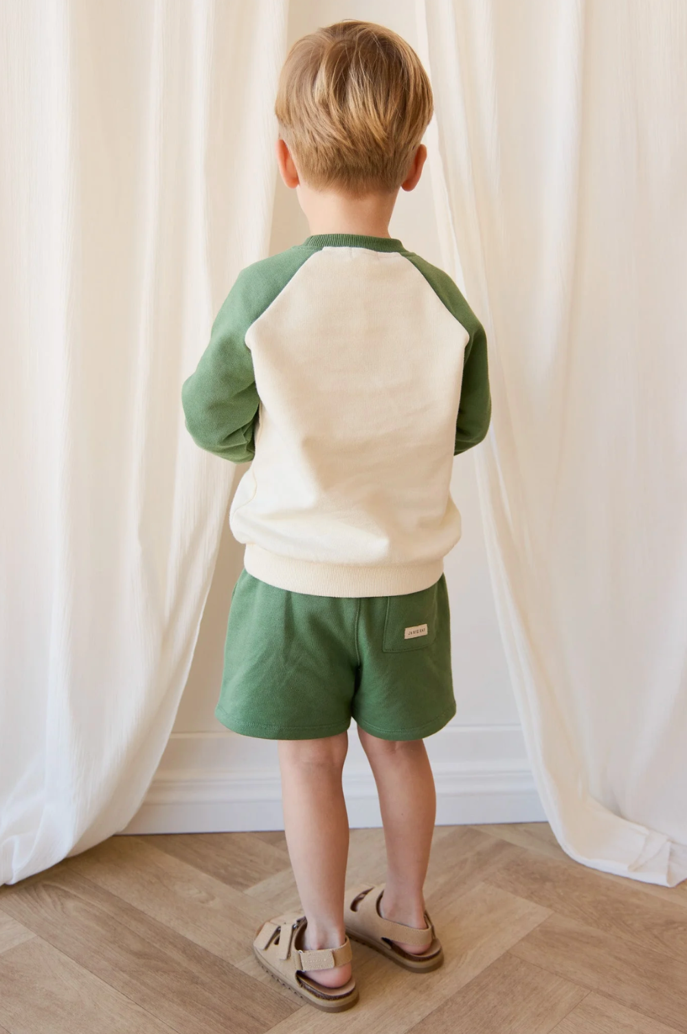 Jamie Kay - Organic Cotton Alden Sweatshirt Adventure Buggy Snow Pea|176741