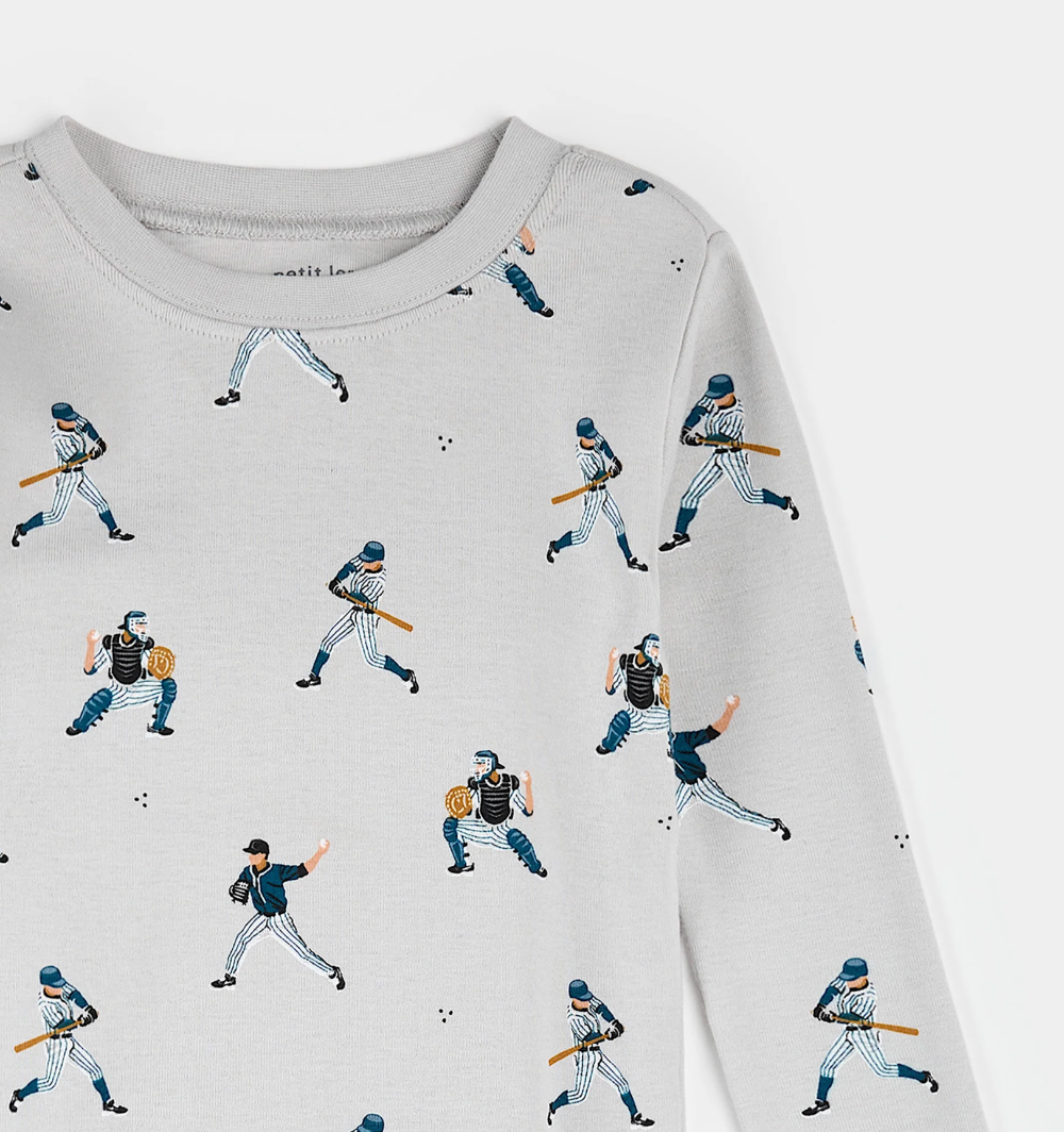 Petit Lem - 2 Piece PJ - Baseball|187294