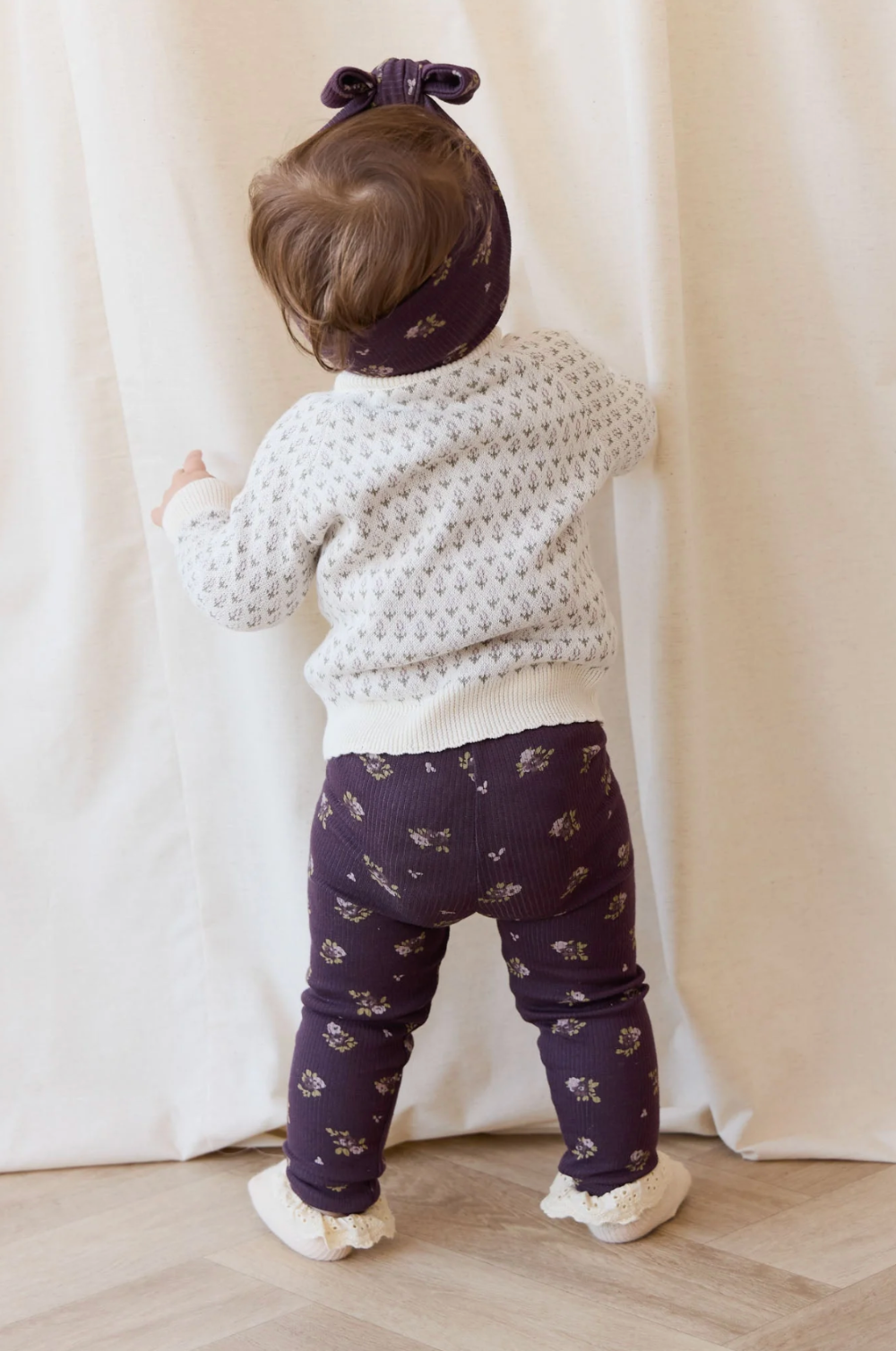 Jamie Kay - Savannah Jacquard Cardigan Sheer Pink|176588