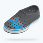 Native - Miles Block Kids - Gravity Grey/ Shell White/ Dinosaur Block|202574