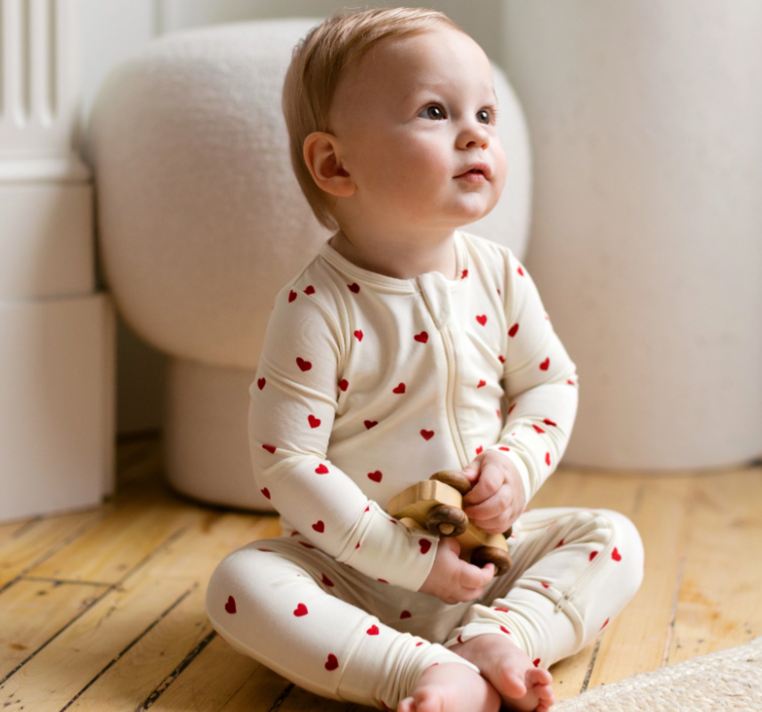 Roobear - Tiny Heart Bamboo Sleeper|186927