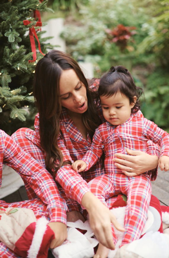 Bambie & Birdie - Zipper Sleeper - RED PLAID|171153