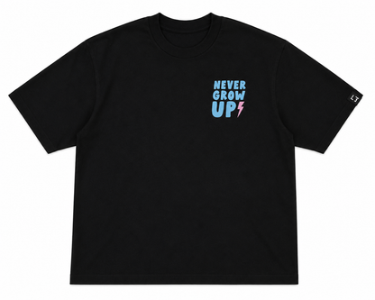 Little Trouble - Never Grow Up T-Shirt Blue