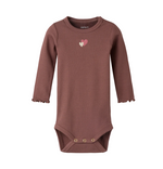 Name It - Hearts Ribbed Bodysuit|213856
