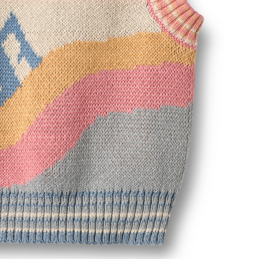 Wheat - Jaquard Vest Maria multi|164396