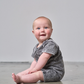 Little Bipsy - Acid Wash Shortie Romper|142081