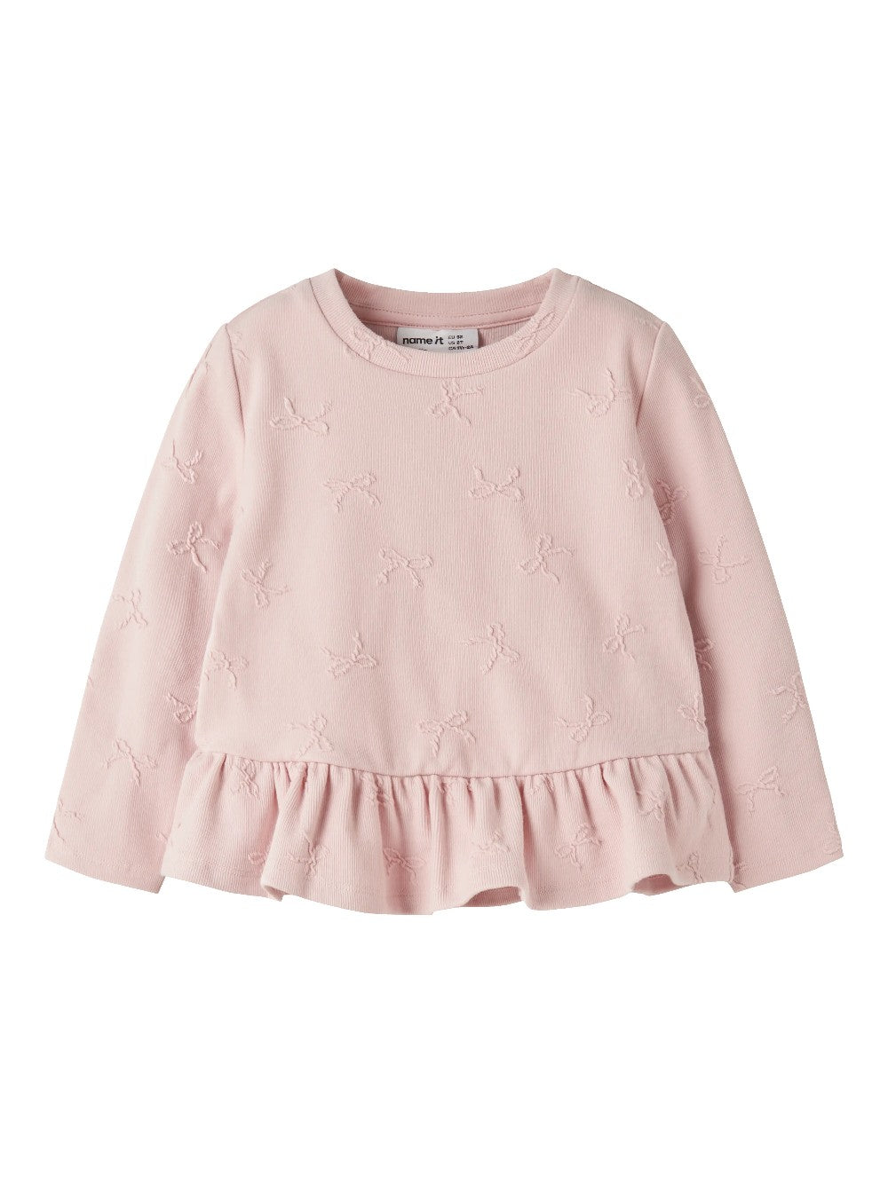 Name It - Pink Bows Long Sleeve|225454