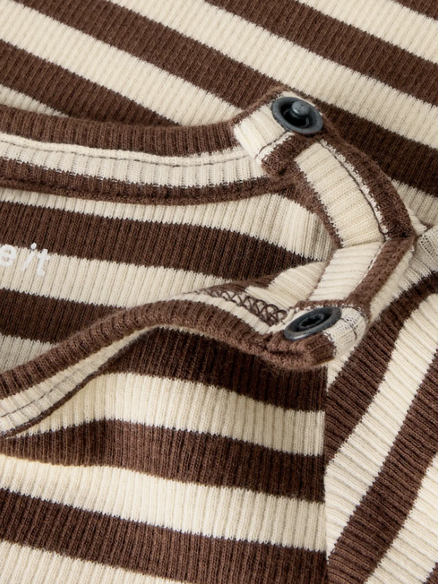 Name It - Dino Neutral Stripe Bodysuit|213848