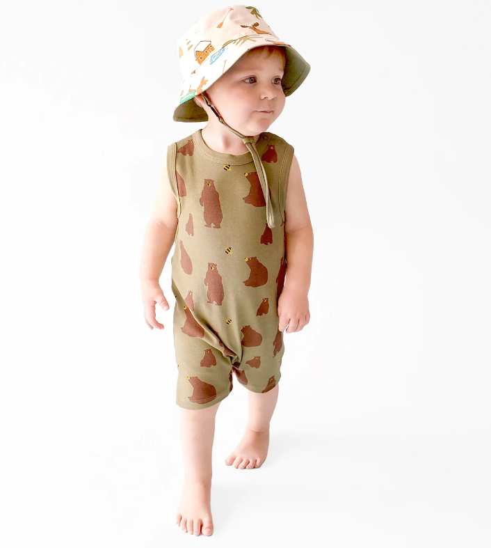 Parade Organics Tank Romper Bears|137630