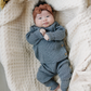 Mebie Baby - Charcoal Knit Layette Set|91191