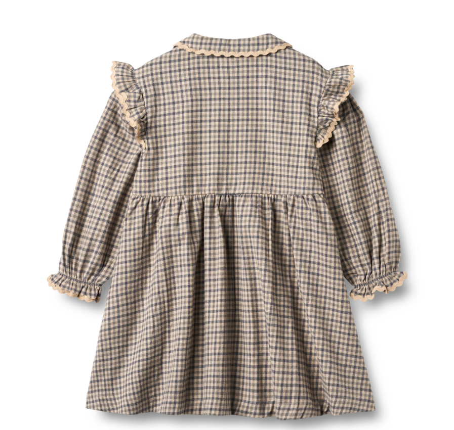 Wheat - Dress Alissa blue check|164451