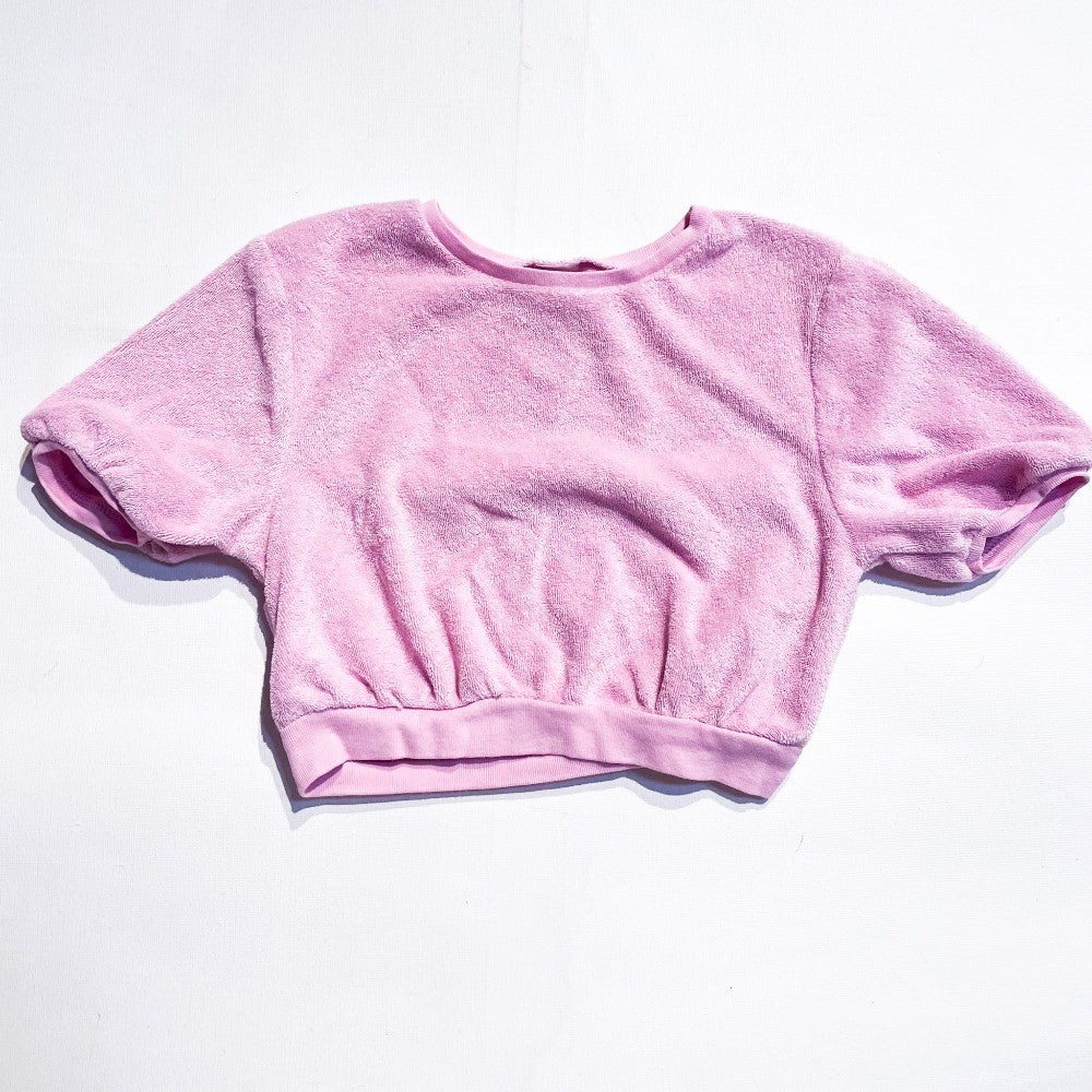 Terry Cloth Crop Tee 2T|121637