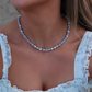 Lujain Beaded Necklace- Black|186959