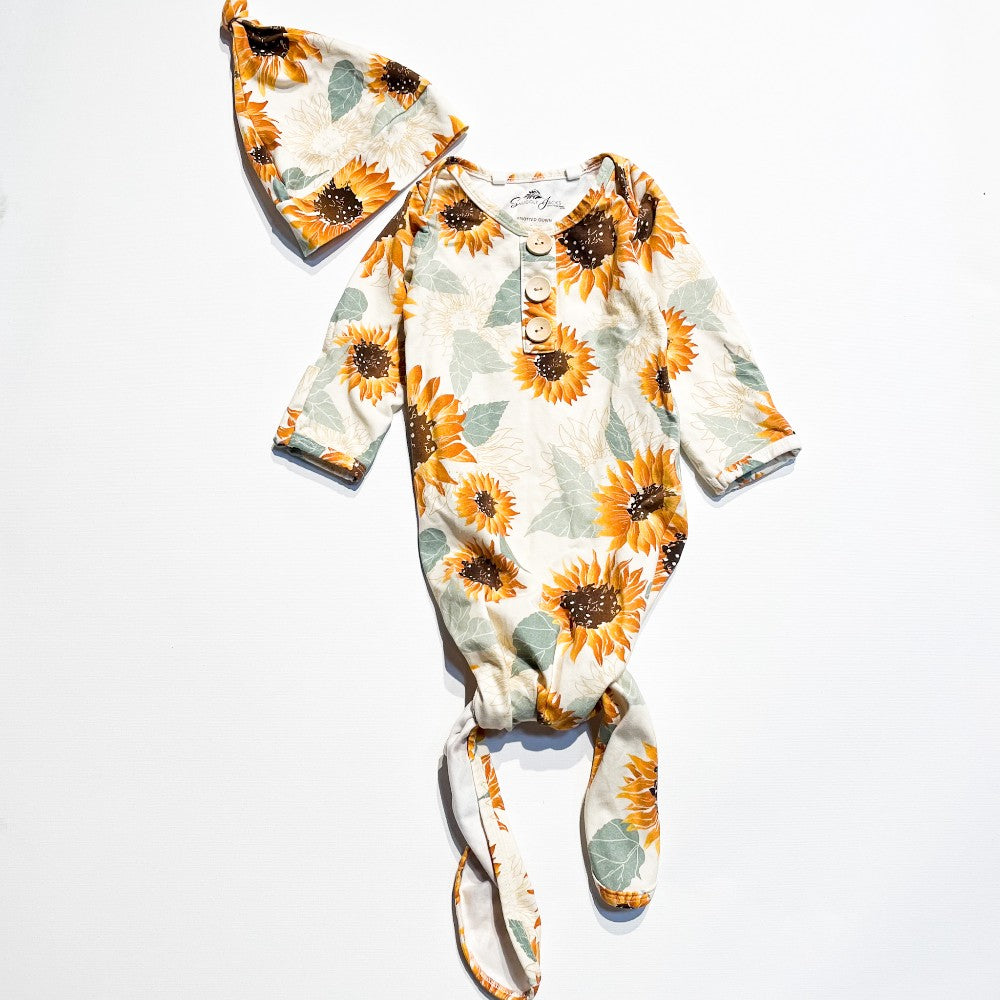 Snuggly Jacks Knotted GownNB|188047