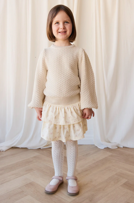 Jamie Kay - Organic Cotton Ruby Skirt Thelma Parchment|176847