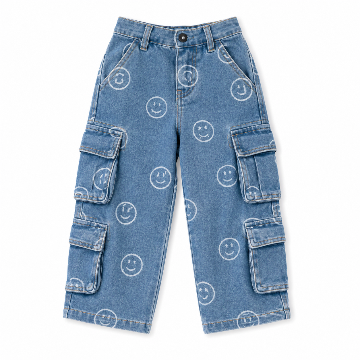 Little Trouble - Smiley Face Jeans