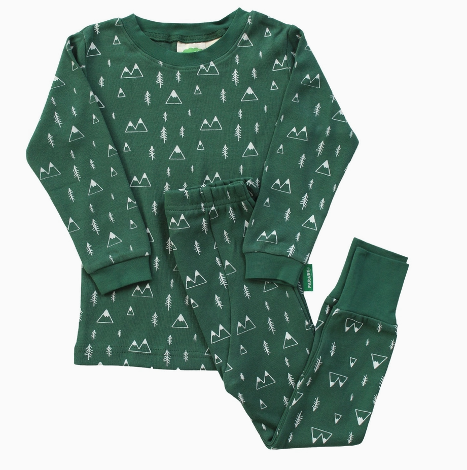 Parade Organics - "My Jammies" Holiday Pajamas Mountains|173348