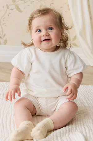 Jamie Kay - Pima Cotton Myla Top Parchment|176702