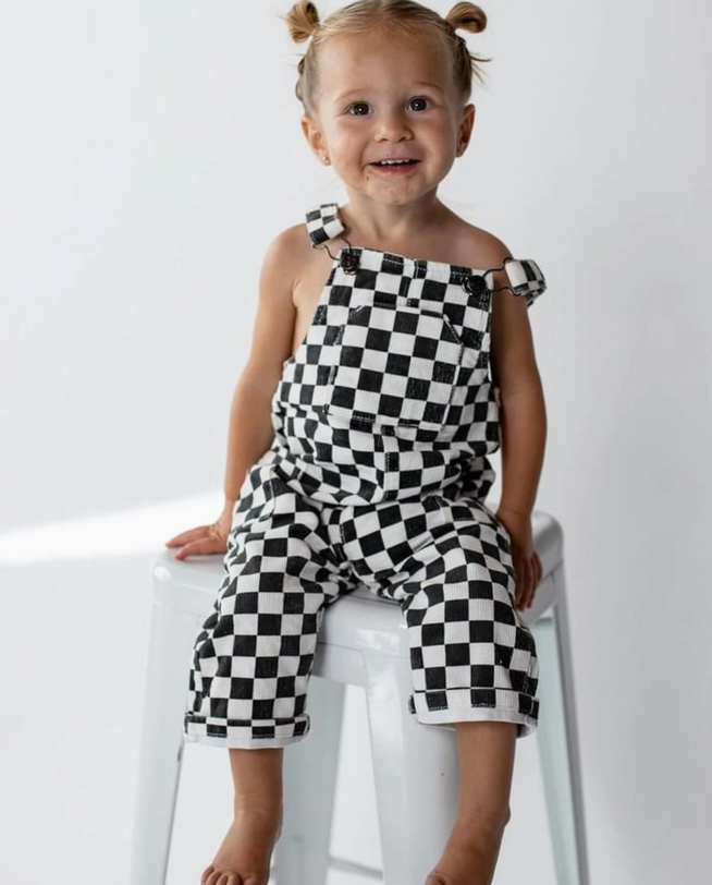Little Trouble - Checks Overalls|164191