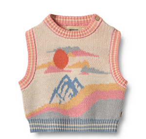 Wheat - Jaquard Vest Maria multi|164389