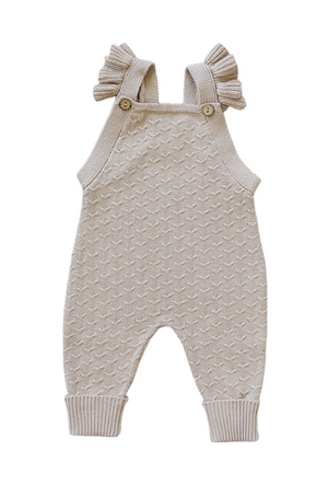 Mebie Baby - Ruffle Knit Overalls|105262