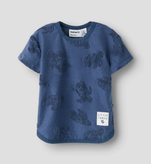 Name It - Turtle Textured Tee|209309