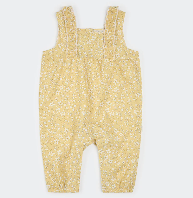 Petit Lem - Yellow Ruffle Romper|197862