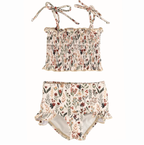 Current Tyed - The "Ivy" High Waist Smocked Bikini|205964