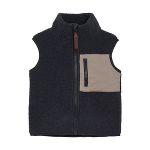 EnFant - Teddy Waist Coat Vest - Ebony|156426