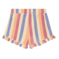 Daily 7 - Ruffle Shorts Terry Stripe|200666