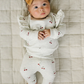 Mebie Baby - Cherry Ruffle French Terry Set|185319