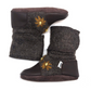 Sunflower Embroidered Felted Wool Booties|76174