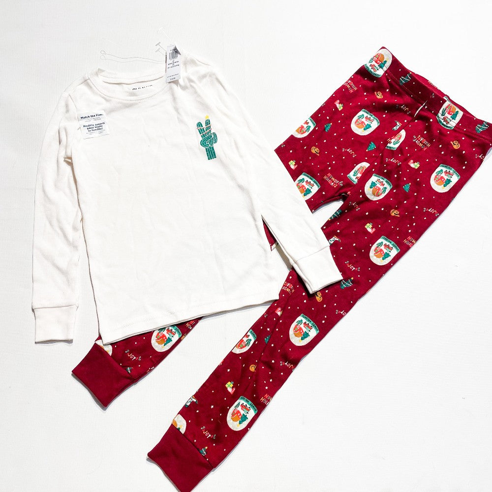Old Navy Holiday Sleep Set 5Y|144697