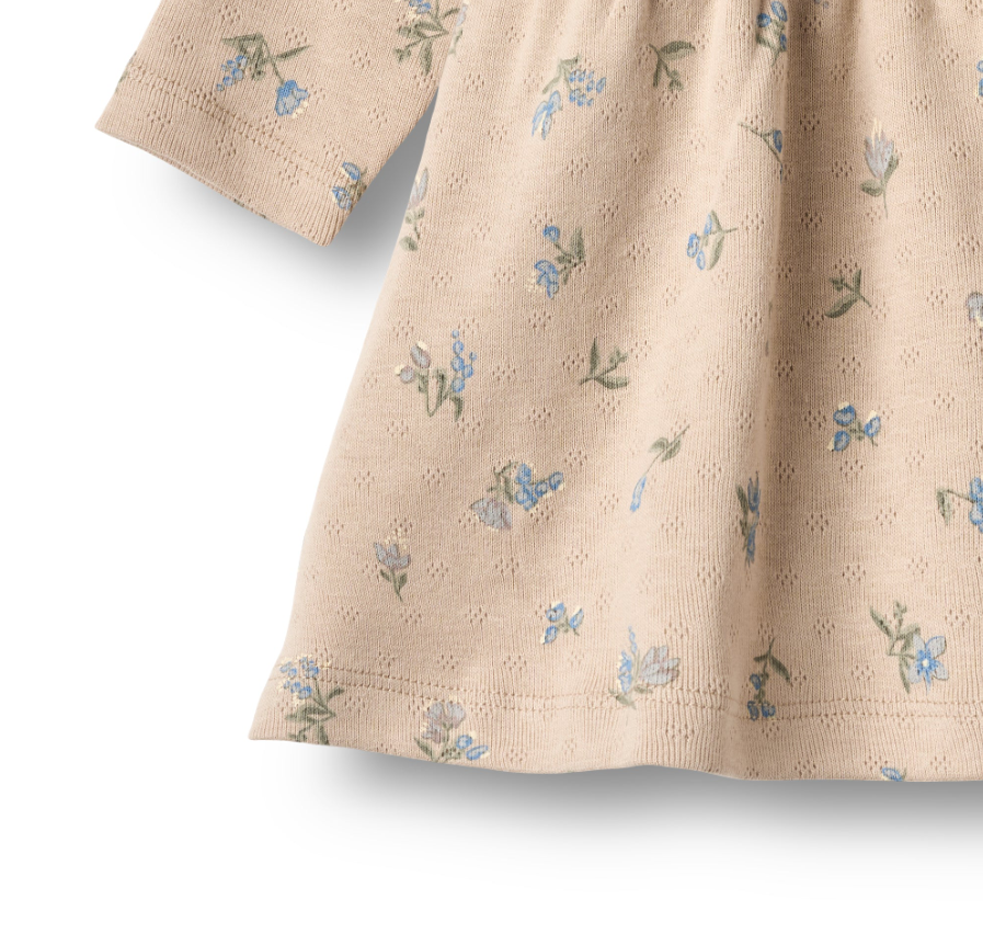 Wheat - Jersey Dress Emmy Warm Sand Flowers|164331