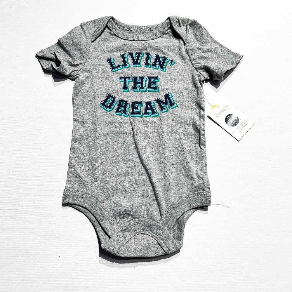 George Onesie 6-12M|214596