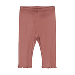 Huttelihut - Baby Leggings Rib Burlwood|165486