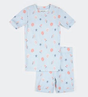 Petit Lem - 2 Piece Short PJ - Seashells|197934