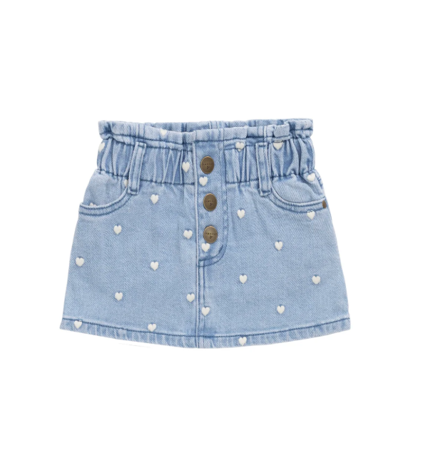 Jamie Kay - Petite Heart Denim - Skirt|153340