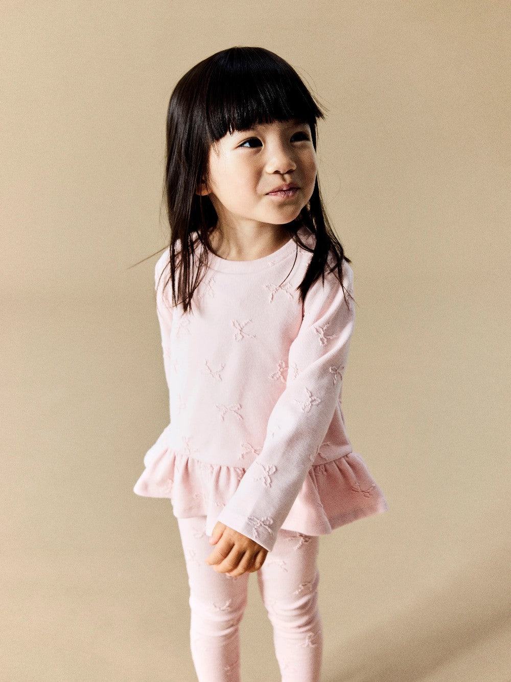 Name It - Pink Bows Long Sleeve|225451