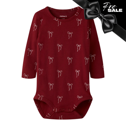 Pre Sale: Name It - Cotton Bow Bodysuit 8872