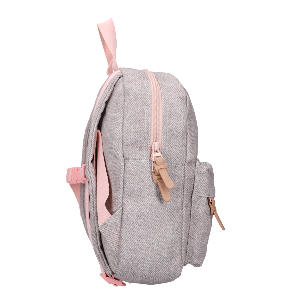 Kidzroom - Backpack Blossom And Bows Grey|230619