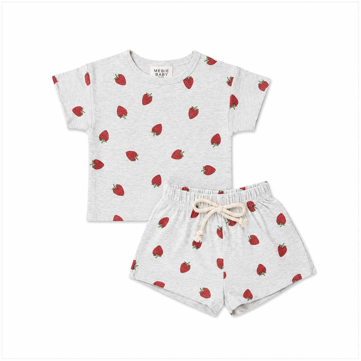 Mebie Baby - Strawberry Short Set