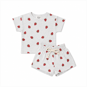 Mebie Baby - Strawberry Short Set