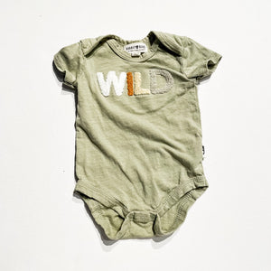 Rabbit + Bear Onesie 0-3M|232637