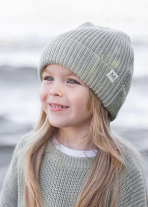 Mila & Co - Chunky Knit Beanie | Sage|112433