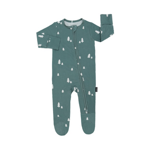Belan.J - Footed Zipper Sleeper - Tiny Trees|164106