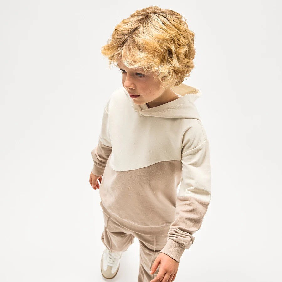 Miles The Label - Birch and Taupe Jogger Set|182481