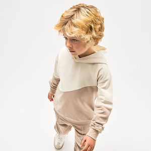 Miles The Label - Birch and Taupe Jogger Set|182481