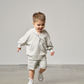 Little Bipsy - Waffle Hoodie - Light Heather Grey|142511